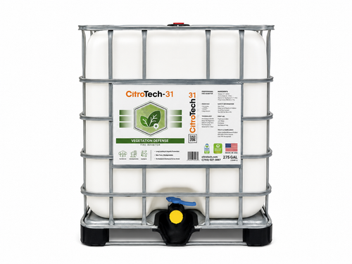 275-gallon tank of CitroTech-31 vegetation fire inhibitor