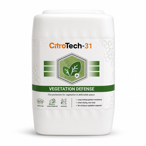 5-gallon pail of CitroTech-31 vegetation fire inhibitor